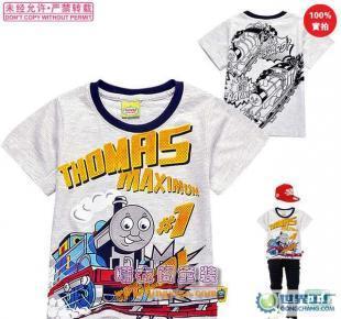 夏季童装新选择 G21004托马斯短袖童T恤，品质与舒适并存